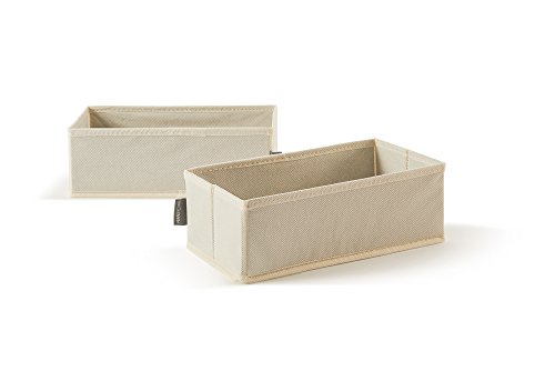 Perfekt mehr EasyBox Organizer Schublade TNT, Stoff, Ecru, 28.0 x 14.0 x 9.0 cm von Perfetto