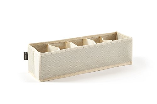 Perfekt mehr EasyBox Organizer Schublade TNT 5 Sitzer, Stoff, Ecru, 12.0 x 40.0 x 11.0 cm von Perfetto