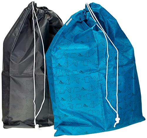 Linea Più Self Service Wäschesack 2 Stück, Stoff, farblich sortiert, 56.0 x 20.0 x 71.0 cm Linea Più Self Service Wäschesack 2 Stück, Stoff, farblich sortiert, 56.0 x 20.0 x 71.0 cm von Perfetto