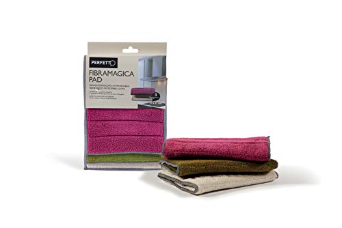 Perfekt fibramagica Pad Set 3 Tücher Mehrzweck, Stoff, Violett/EIS/Moschus, 21 x 17 x 0.5 cm Perfekt fibramagica Pad Set 3 Tücher Mehrzweck, Stoff, Violett/EIS/Moschus, 21 x 17 x 0.5 cm von Perfetto