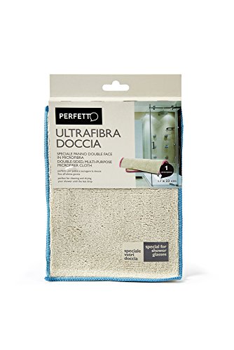 Perfekt ultrafibra Reinigungstuch Mikrofaser Duschvorhang, Stoff, EIS, 17 x 23 x 0.5 cm von Perfetto