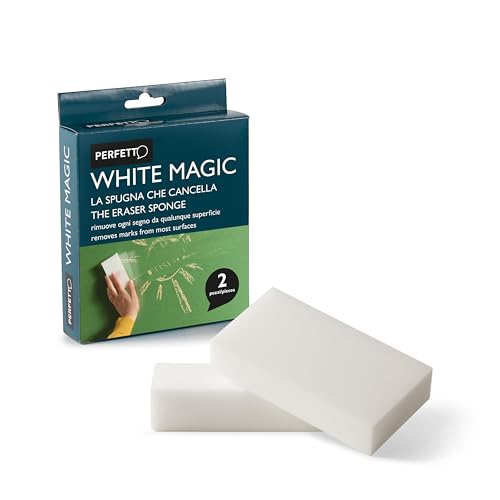 Perfetto Schwamm Clear White Magic Spots Pack von 2 Stück, Mehrfarbig, Einheitsgröße von Perfetto