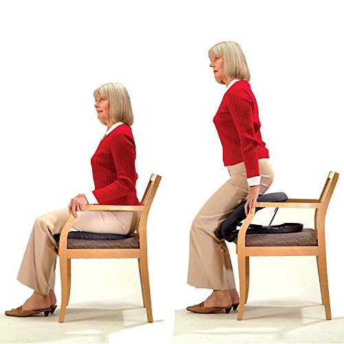 Performance Health Uplift Seat Assist Cushion, Waterproof and Water Resistant Cover, Memory Foam Cushion Self Lifting Chair with Build-in Carry Handles, 35-105kg Support von Carex