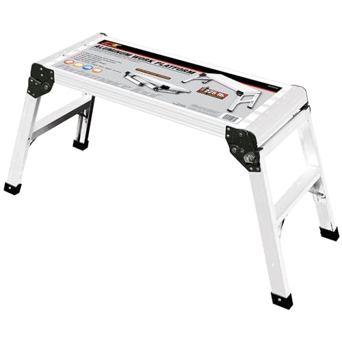 Performance Tool W54039 Klappbare Aluminium-Arbeitsbühne und Trittstufe, 48,8 cm hoch x 38,1 cm breit und 76,2 cm lang (102 kg Tragkraft) Performance Tool W54039 Klappbare Aluminium-Arbeitsbühne und Trittstufe, 48,8 cm hoch x 38,1 cm breit und 76,2 cm lang (102 kg Tragkraft) von PERFORMANCE TOOL