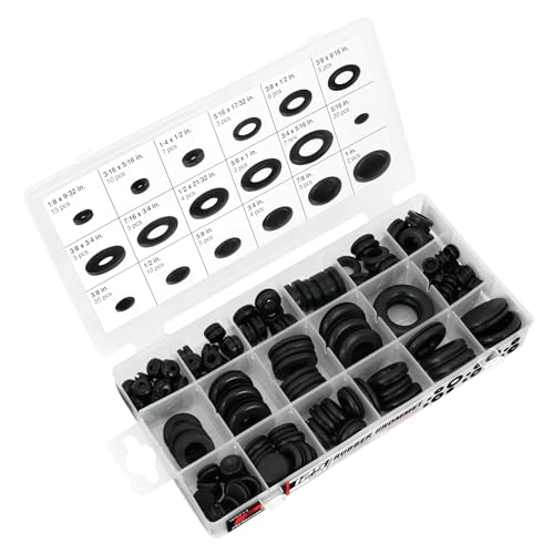 Performance Tool W5214 Gummidichtungs-Sortiment im Organizer-Koffer für Fahrzeugwartung und Reparatur in Autowerkstätten und Garagen, 125-teilig Performance Tool W5214 Gummidichtungs-Sortiment im Organizer-Koffer für Fahrzeugwartung und Reparatur in Autowerkstätten und Garagen, 125-teilig von PERFORMANCE TOOL