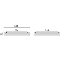 Performance in Light Aufbaurahmen FL625LED EL RAL9016 86256010 von Performance in Lighting