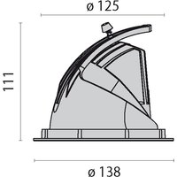 Performance in Light LED-Einbaustrahler 4000K Konvert.medium 8433164193414 - 8433160000000 von Performance in Lighting