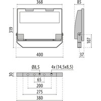 Performance in Light LED-Scheinwerfer 4000K 3115103 von Performance in Lighting