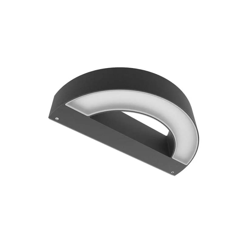 B-Ware Performance In Lighting Mask+ Außenwandlampe Außenlampe M Unten 3000 K Anthrazit von Performance in Lighting