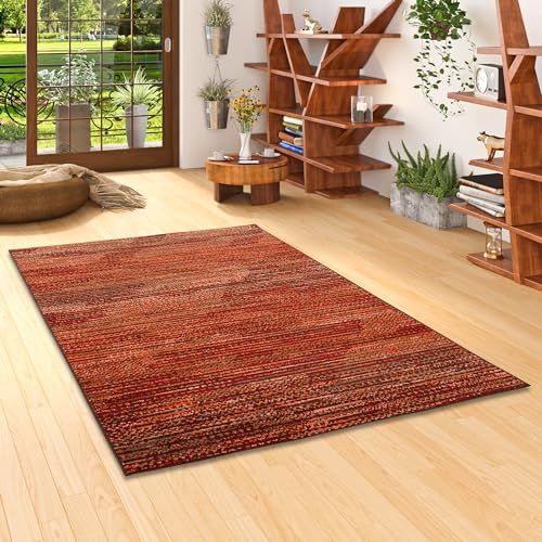 Designer Teppich Samba Terrakotta Verlauf in 5 Größen von Pergamon
