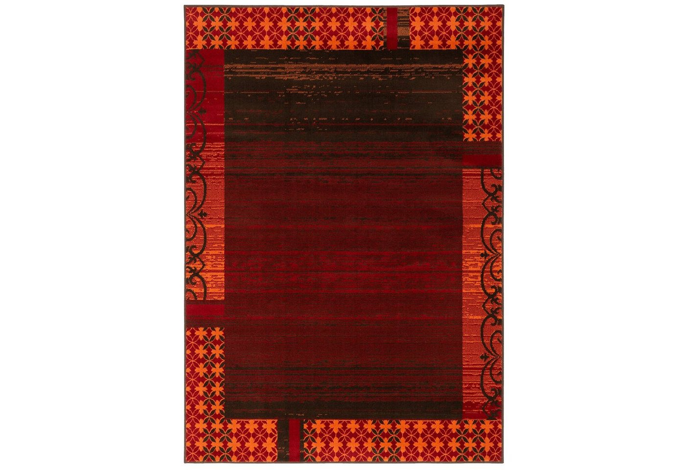 Pergamon Designteppich Designer Teppich Samba Modern Bordüre, Rechteckig, Höhe: 6 mm von Pergamon