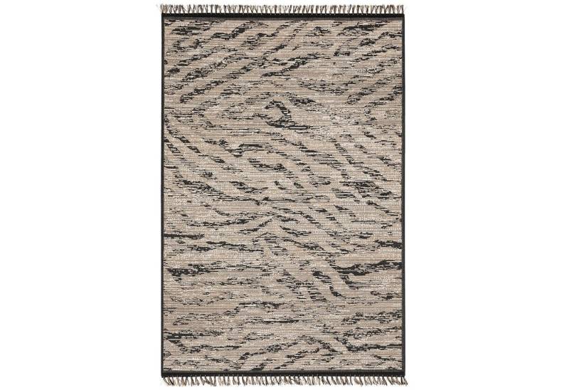 Pergamon Designteppich Jute Natur Style Teppich Origin Animal Print, Rechteckig, Höhe: 4 mm von Pergamon