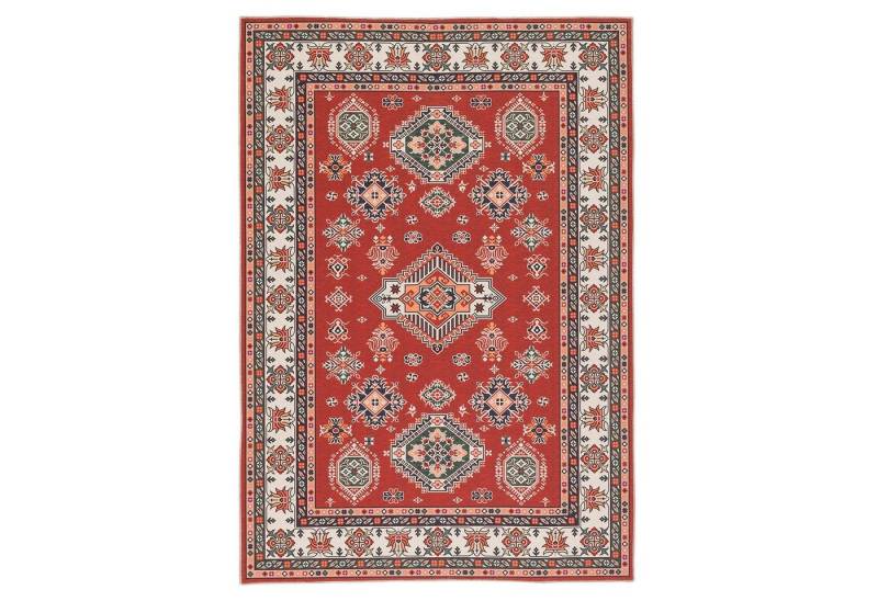 Pergamon Designteppich Luxus Orient Teppich Primus Bordüre, Rechteckig, Höhe: 7 mm von Pergamon