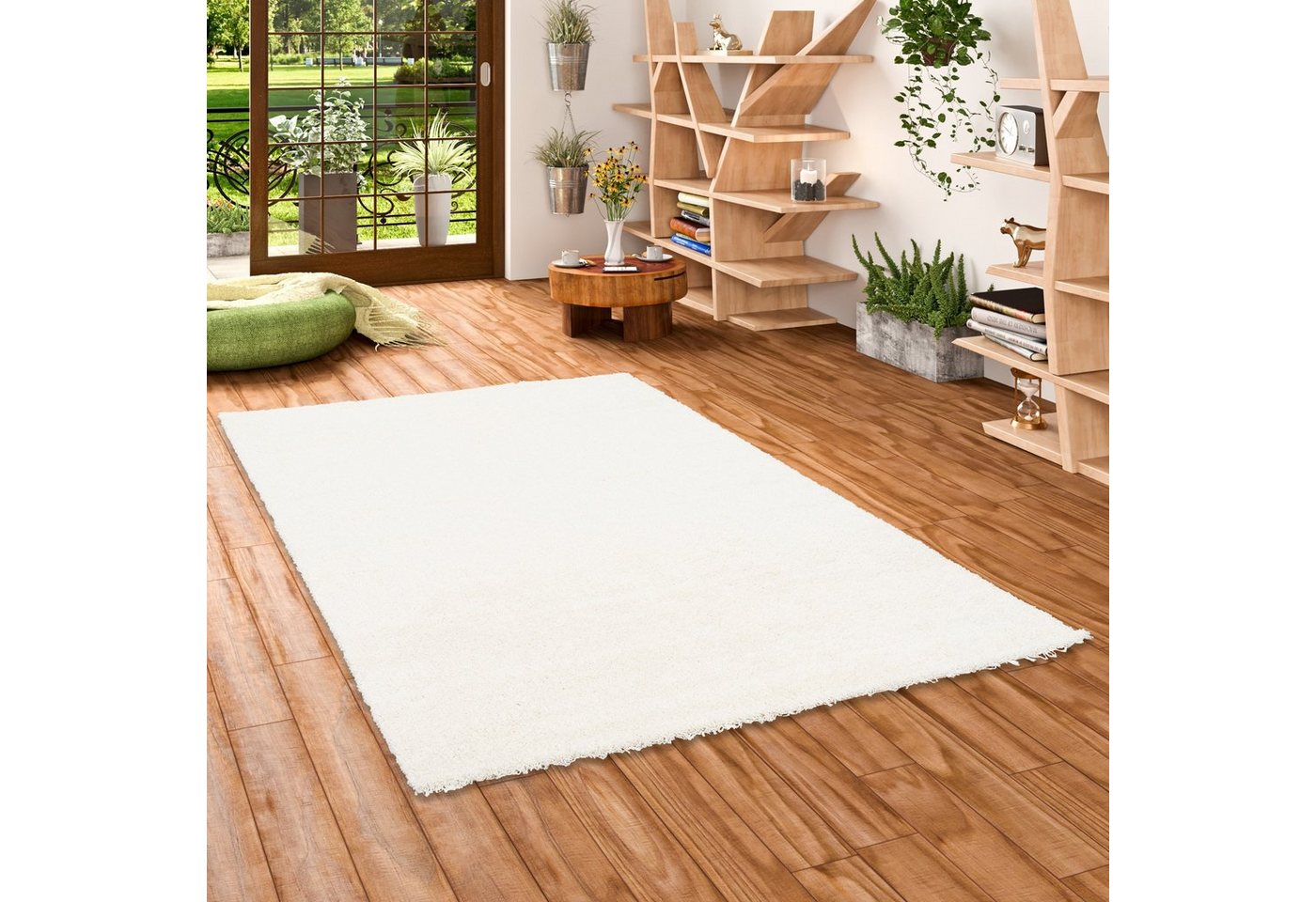 Hochflor-Teppich Hochflor Langflor Teppich Aloha, Pergamon, Rechteckig, Höhe: 40 mm von Pergamon