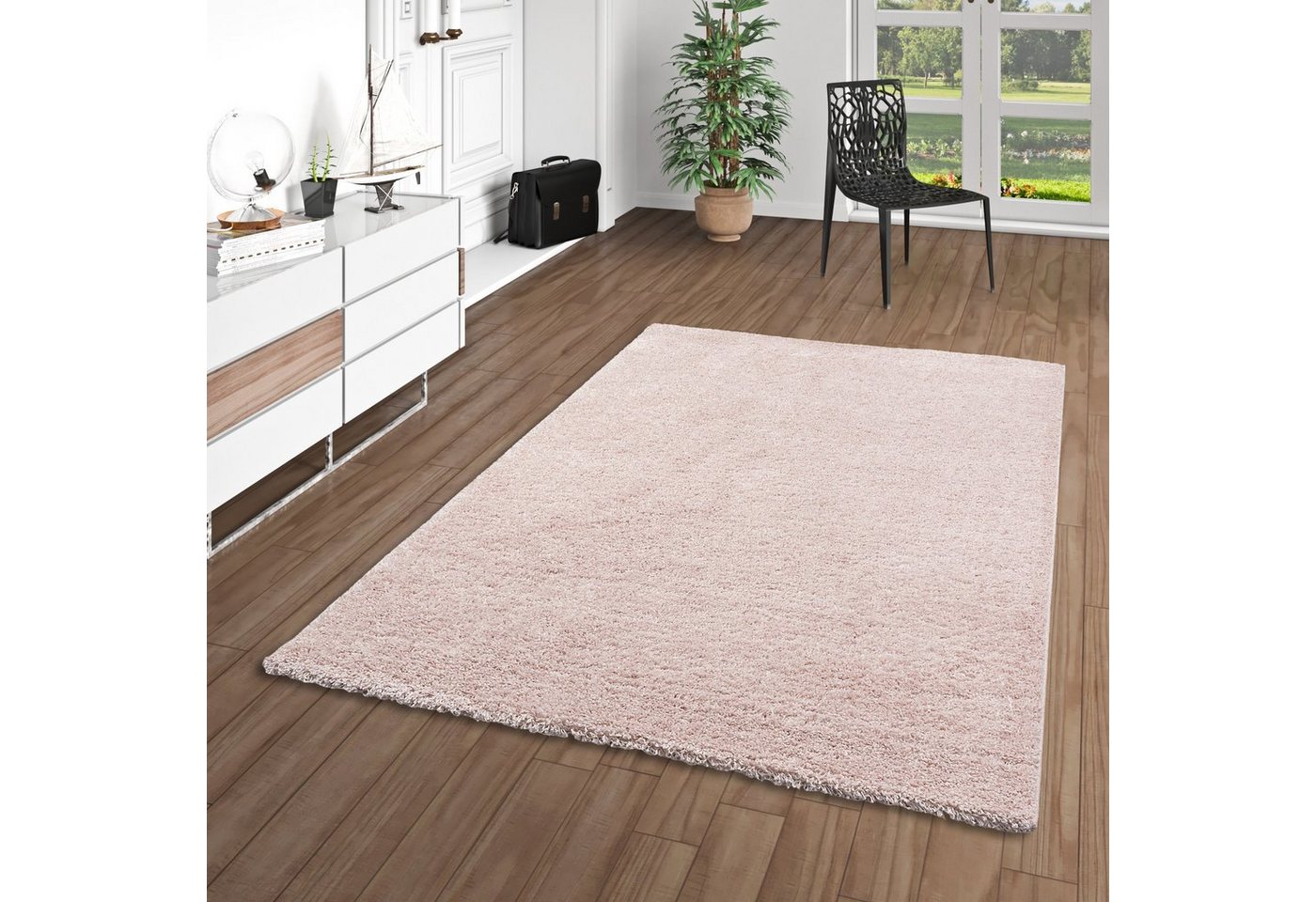 Hochflor-Teppich Hochflor Langflor Teppich Aloha, Pergamon, Rechteckig, Höhe: 40 mm von Pergamon