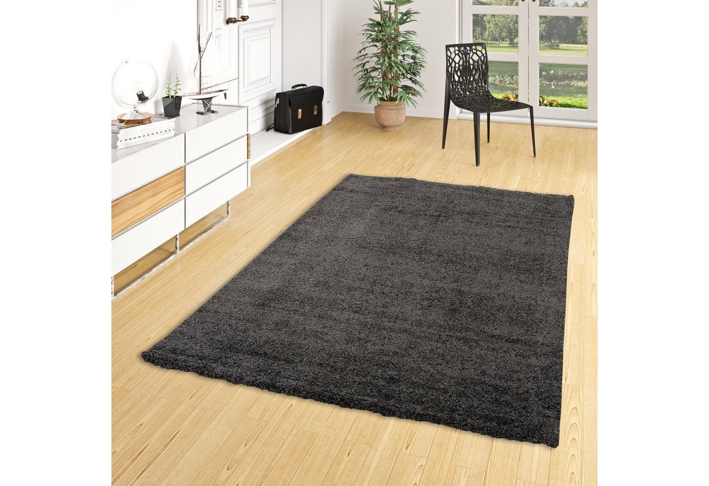 Hochflor-Teppich Hochflor Langflor Teppich Aloha, Pergamon, Rechteckig, Höhe: 40 mm von Pergamon