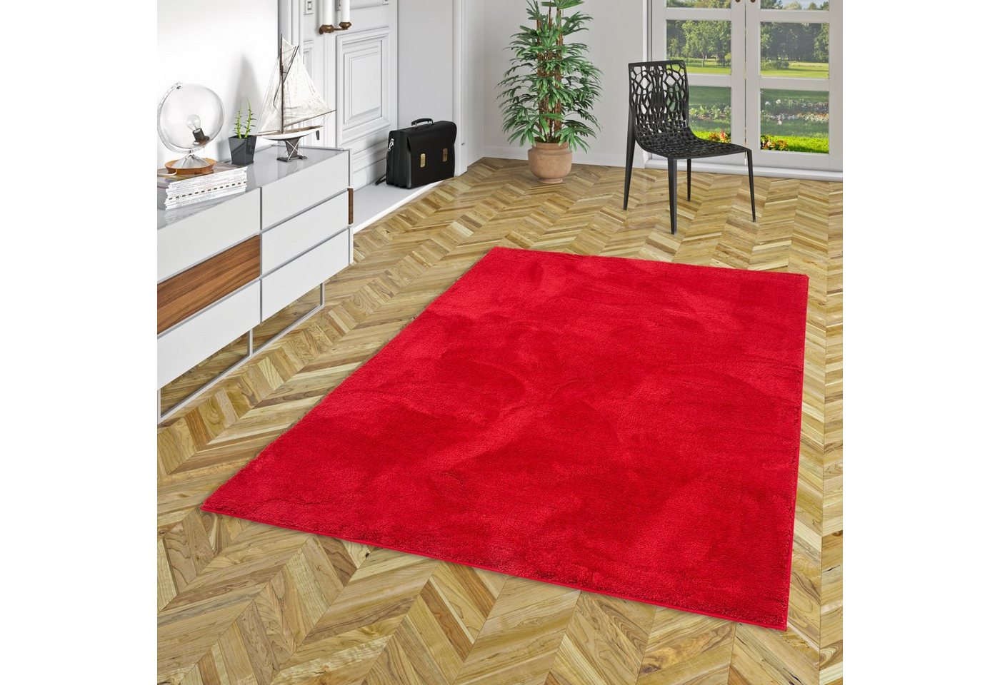 Hochflor-Teppich Luxus Super Soft Hochflor Langflor Teppich Silky, Pergamon, Rechteckig, Höhe: 30 mm von Pergamon