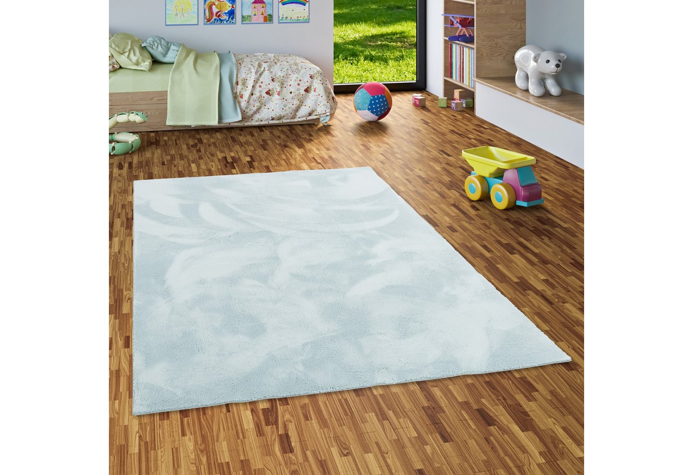 Kinderteppich Kinder Super Soft Fellteppich Pearl Kids, Pergamon, Rechteckig, Höhe: 19 mm von Pergamon