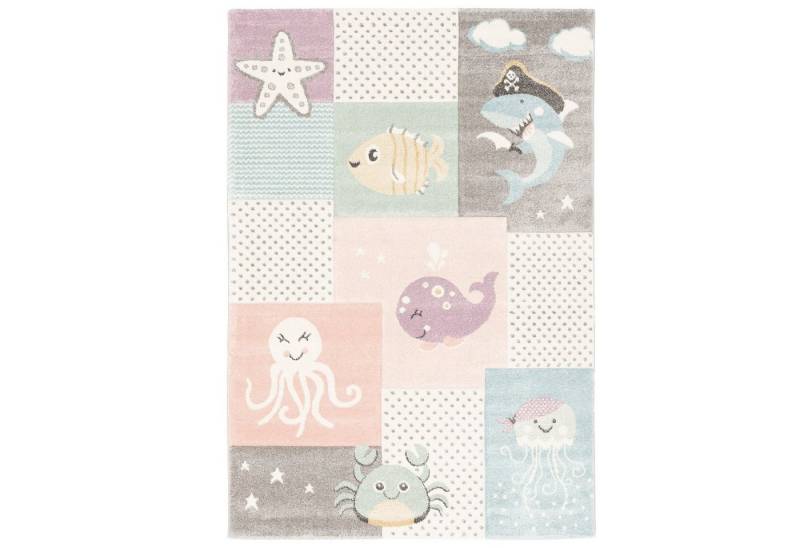 Pergamon Kinderteppich Kinder Teppich Maui Kids Unterwasserwelt, Rechteckig, Höhe: 13 mm von Pergamon