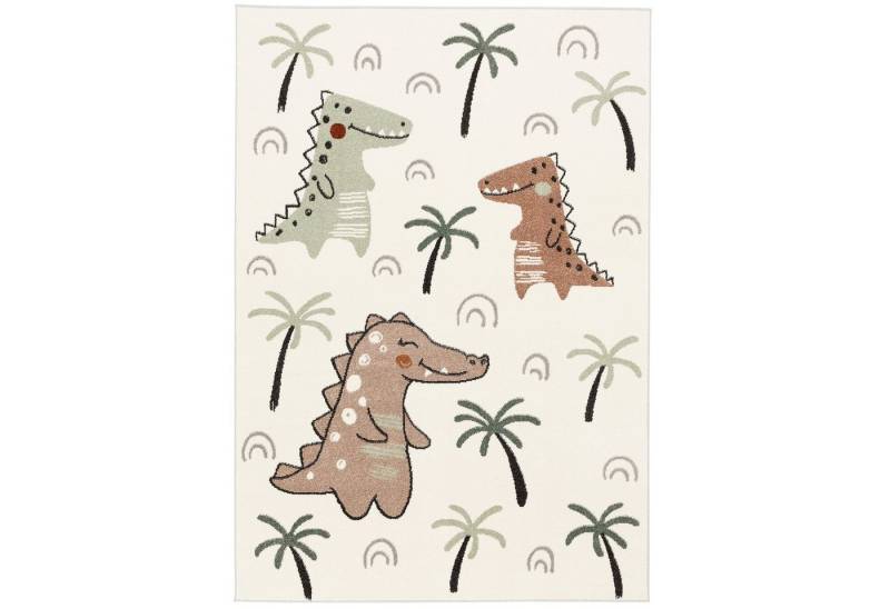 Pergamon Kinderteppich Kinder Teppich Softstar Kids Lustige Dinos, Rechteckig, Höhe: 11 mm von Pergamon