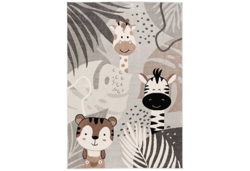Pergamon Kinderteppich Kinder Teppich Softstar Kids Safari Friends, Rechteckig, Höhe: 11 mm von Pergamon