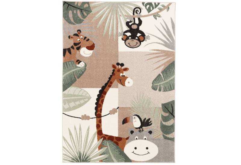 Pergamon Kinderteppich Kinder Teppich Softstar Kids Tierwelt, Rechteckig, Höhe: 11 mm von Pergamon