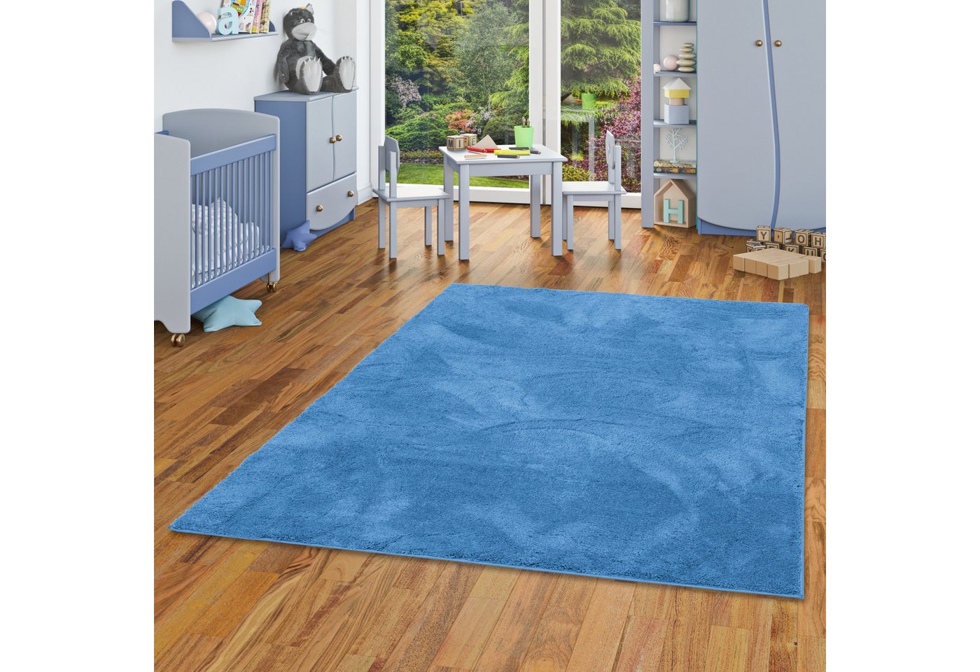 Kinderteppich Super Soft Kinder Hochflor Teppich Silky Kids, Pergamon, Rechteckig, Höhe: 30 mm von Pergamon