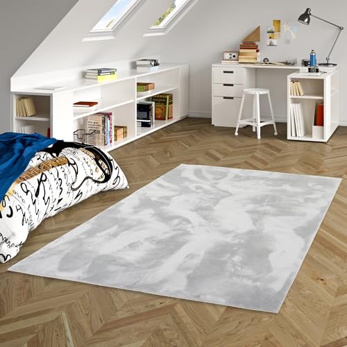 Kinderzimmer Kunstfell Teppich - Extra Weich & Flauschig - Hochwertiger Super Soft Teppich Pearl Kids für Kinderzimmer, Jugendzimmer von Pergamon