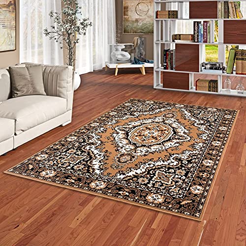 Orient Teppich Trendline Beige Keshan in 5 Größen von Pergamon