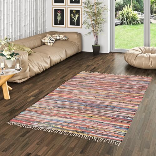 Pergamon Baumwolle Natur Teppich Flachgewebe Handgewebt Jolly Cotton Bunt in 6 Größen Pergamon Baumwolle Natur Teppich Flachgewebe Handgewebt Jolly Cotton Bunt in 6 Größen von Pergamon