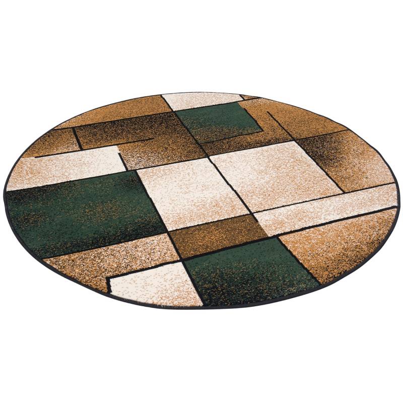 Pergamon Designer Teppich Brilliant Fantasy Grün 120cm Rund von Pergamon