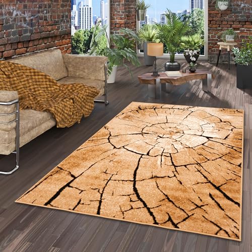 Pergamon Designer Teppich Samba Modern Beige Braun Nature in 5 Größen von Pergamon