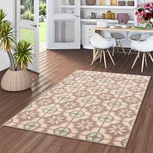 Pergamon Designer Teppich Samba Modern Beige Fliesenoptik in 5 Größen Pergamon Designer Teppich Samba Modern Beige Fliesenoptik in 5 Größen von Pergamon