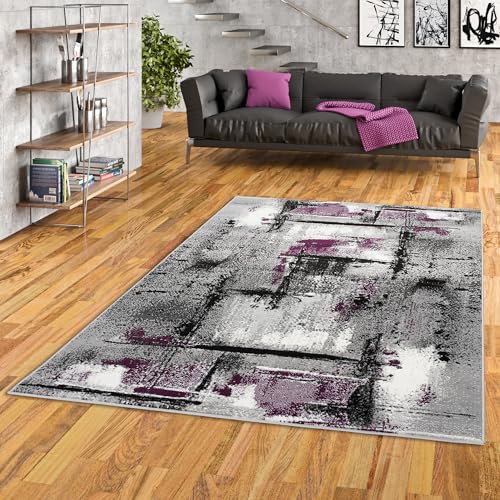 Pergamon Designer Teppich Samba Modern Purple Urban in 5 Größen von Pergamon