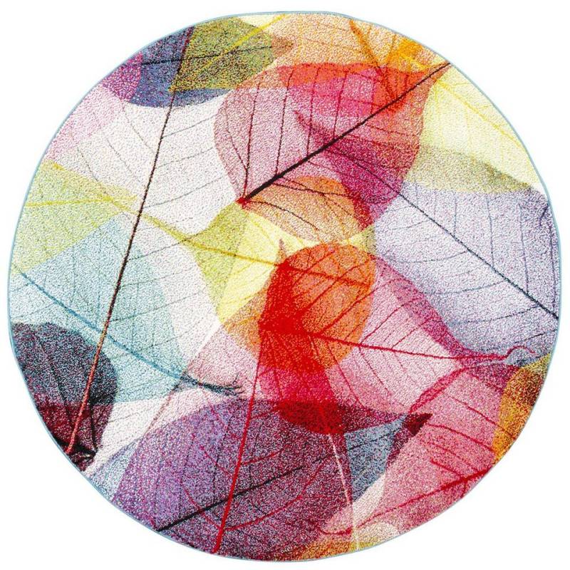 Pergamon Designteppich Designer Teppich Faro Tropical Blätter Rund, Rechteckig, Höhe: 11 mm von Pergamon
