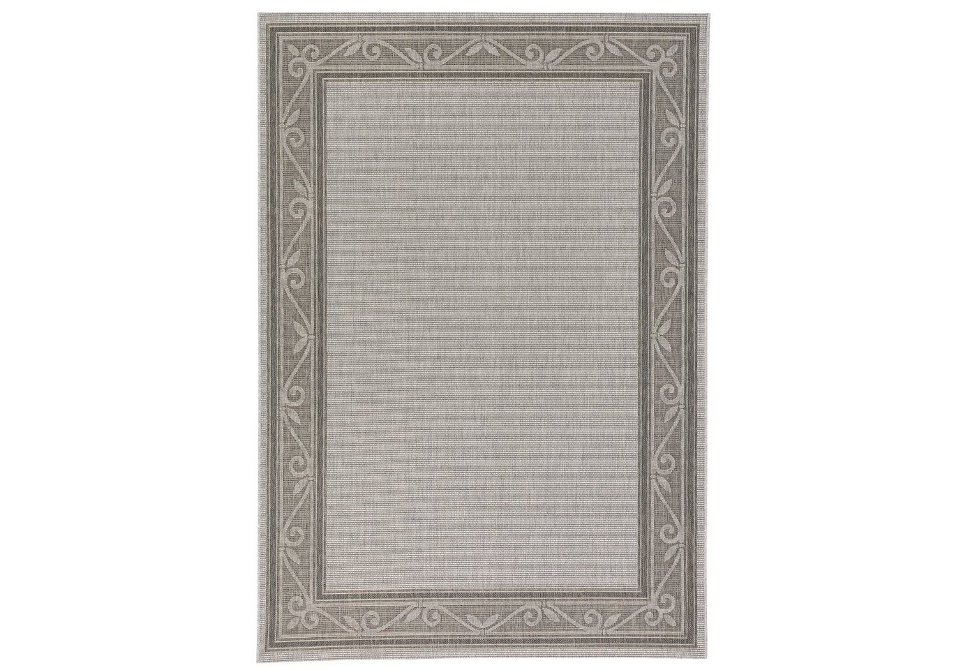 Pergamon Designteppich Modern Flachgewebe Ruggy Barock Bordüre, Rechteckig, Höhe: 4 mm von Pergamon
