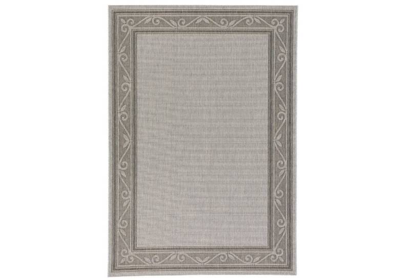 Pergamon Designteppich Modern Flachgewebe Ruggy Barock Bordüre, Rechteckig, Höhe: 4 mm von Pergamon