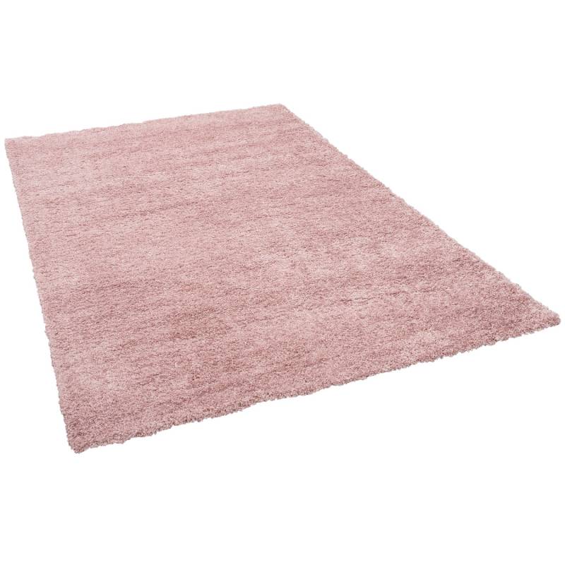 Pergamon Hochflor Langflor Teppich Aloha Altrosa 60x110cm von Pergamon