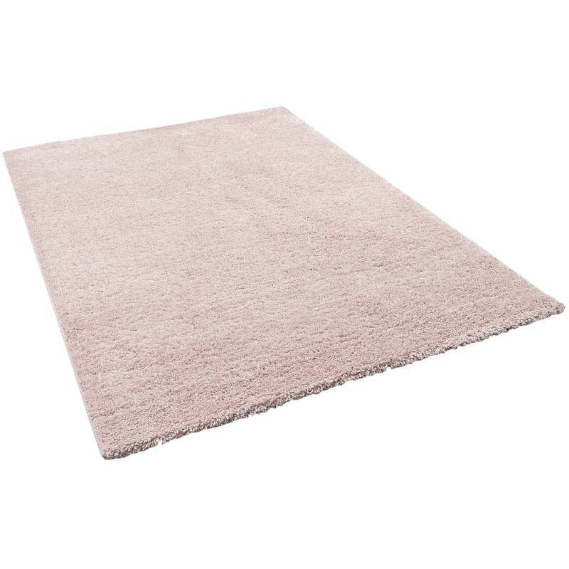 Pergamon Hochflor Langflor Teppich Aloha Rosa 200x200cm von Pergamon