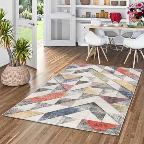 Pergamon In- und Outdoor Designer Teppich Lagos Bunt Modern in 5 Größen von Pergamon
