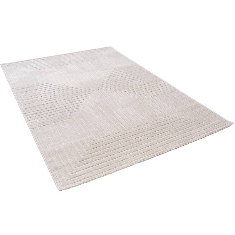 Pergamon In & Outdoor Teppich Flachgewebe Classy Creme Karo 200x290cm von Pergamon