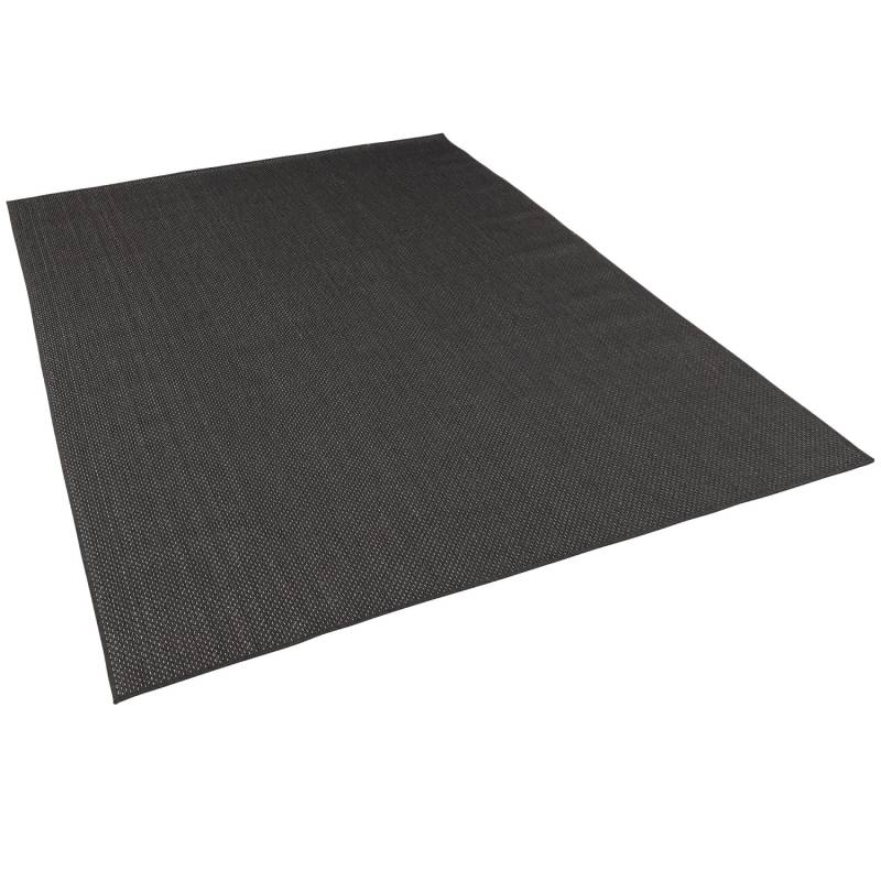 Pergamon In & Outdoor Teppich Flachgewebe Natur Valencia Schwarz Mix 140x200cm von Pergamon