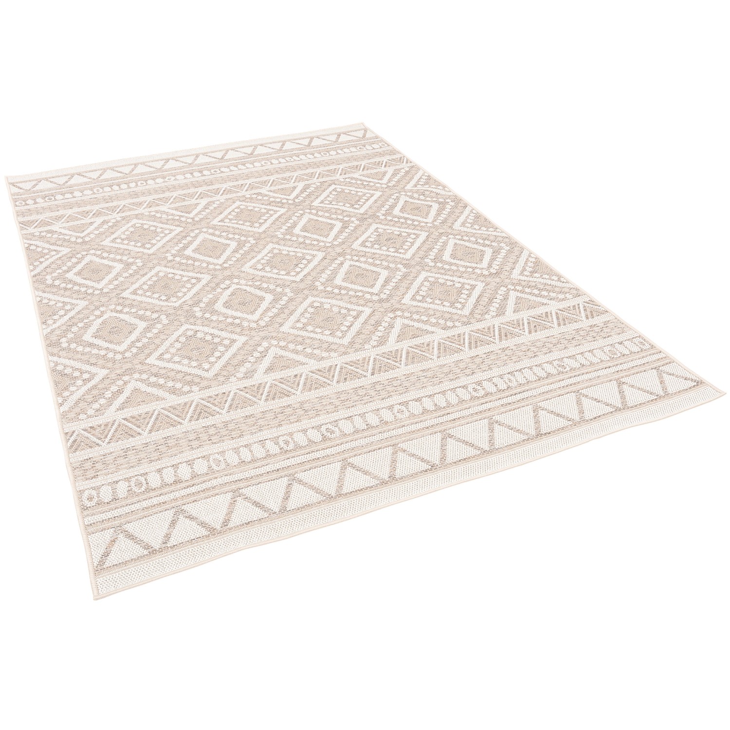 Pergamon In & Outdoor Teppich Flachgewebe Ottawa Ethno Beige 200x290cm Pergamon In & Outdoor Teppich Flachgewebe Ottawa Ethno Beige 200x290cm von Pergamon