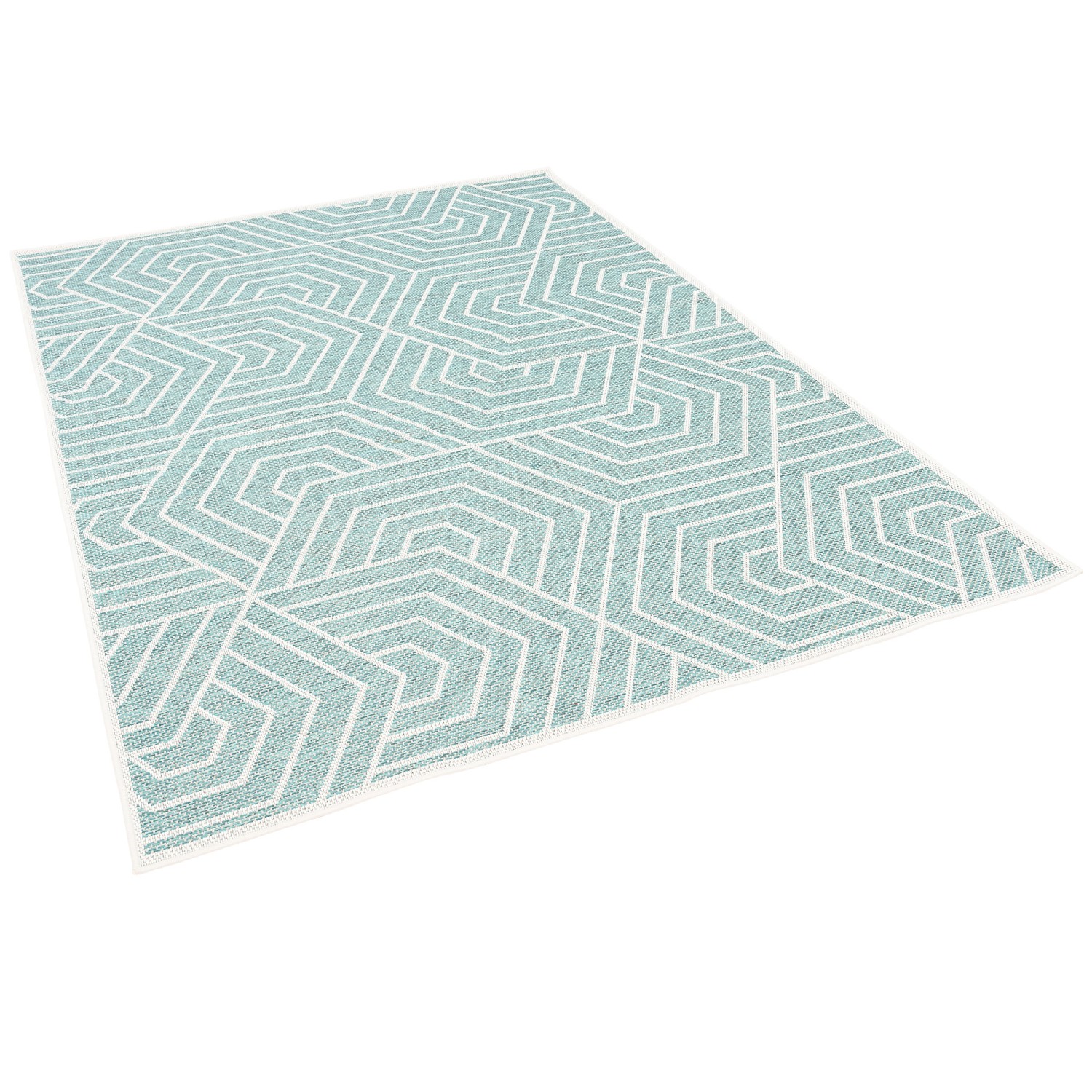 Pergamon In & Outdoor Teppich Flachgewebe Ottawa Trend Mintgrün 200x290cm Pergamon In & Outdoor Teppich Flachgewebe Ottawa Trend Mintgrün 200x290cm von Pergamon