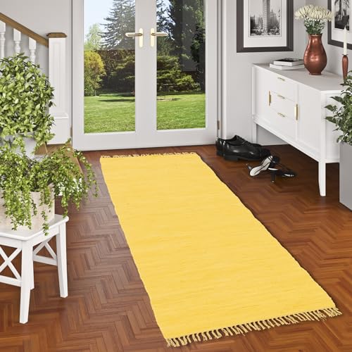 Pergamon Jolly Cotton Teppichläufer 100% Baumwolle - Handgefertigt & waschbar - Küchenläufer, Flurteppich oder Wohnzimmer - pflegeleicht & robust - viele Farben & Größen Pergamon Jolly Cotton Teppichläufer 100% Baumwolle - Handgefertigt & waschbar - Küchenläufer, Flurteppich oder Wohnzimmer - pflegeleicht & robust - viele Farben & Größen von Pergamon