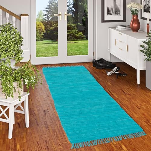 Pergamon Jolly Cotton Teppichläufer 100% Baumwolle - Handgefertigt & waschbar - Küchenläufer, Flurteppich oder Wohnzimmer - pflegeleicht & robust - viele Farben & Größen Pergamon Jolly Cotton Teppichläufer 100% Baumwolle - Handgefertigt & waschbar - Küchenläufer, Flurteppich oder Wohnzimmer - pflegeleicht & robust - viele Farben & Größen von Pergamon