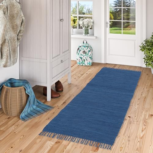 Pergamon Jolly Cotton Teppichläufer 100% Baumwolle - Handgefertigt & waschbar - Küchenläufer, Flurteppich oder Wohnzimmer - pflegeleicht & robust - viele Farben & Größen Pergamon Jolly Cotton Teppichläufer 100% Baumwolle - Handgefertigt & waschbar - Küchenläufer, Flurteppich oder Wohnzimmer - pflegeleicht & robust - viele Farben & Größen von Pergamon