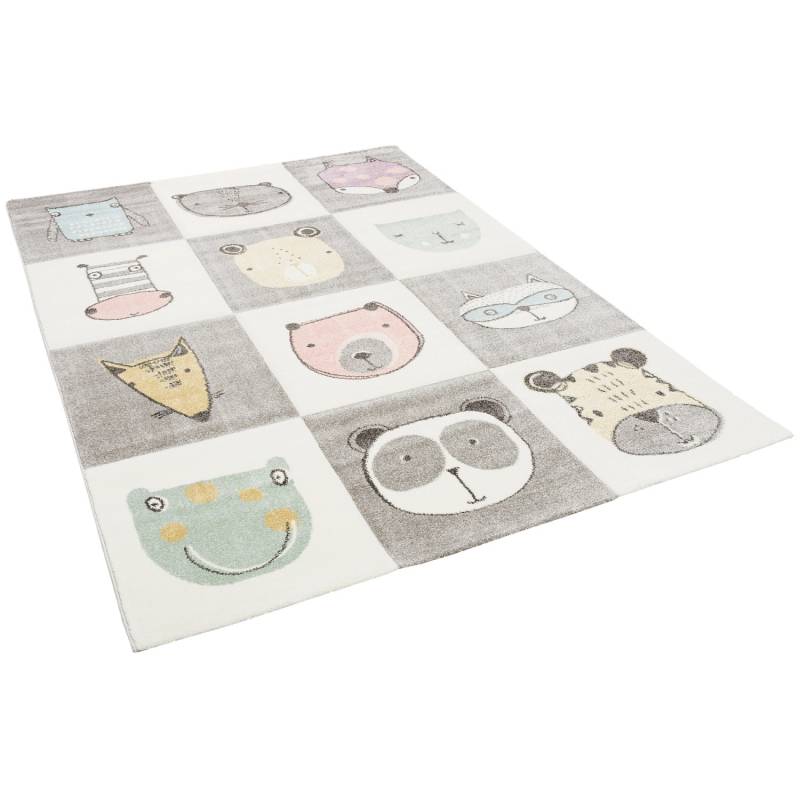 Pergamon Kinder Teppich Maui Kids Happy Animals Bunt Bunt 120x170cm von Pergamon