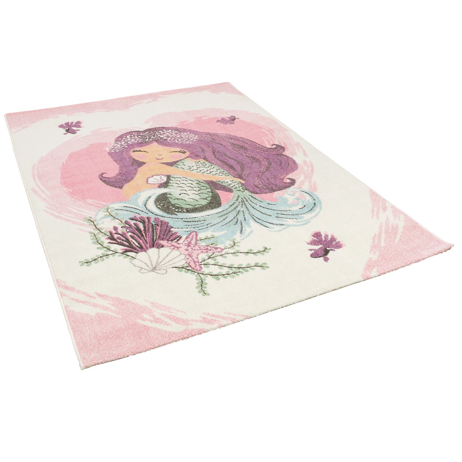 Pergamon Kinder Teppich Maui Kids Meerjungfrau Rosa 140x200cm Pergamon Kinder Teppich Maui Kids Meerjungfrau Rosa 140x200cm von Pergamon