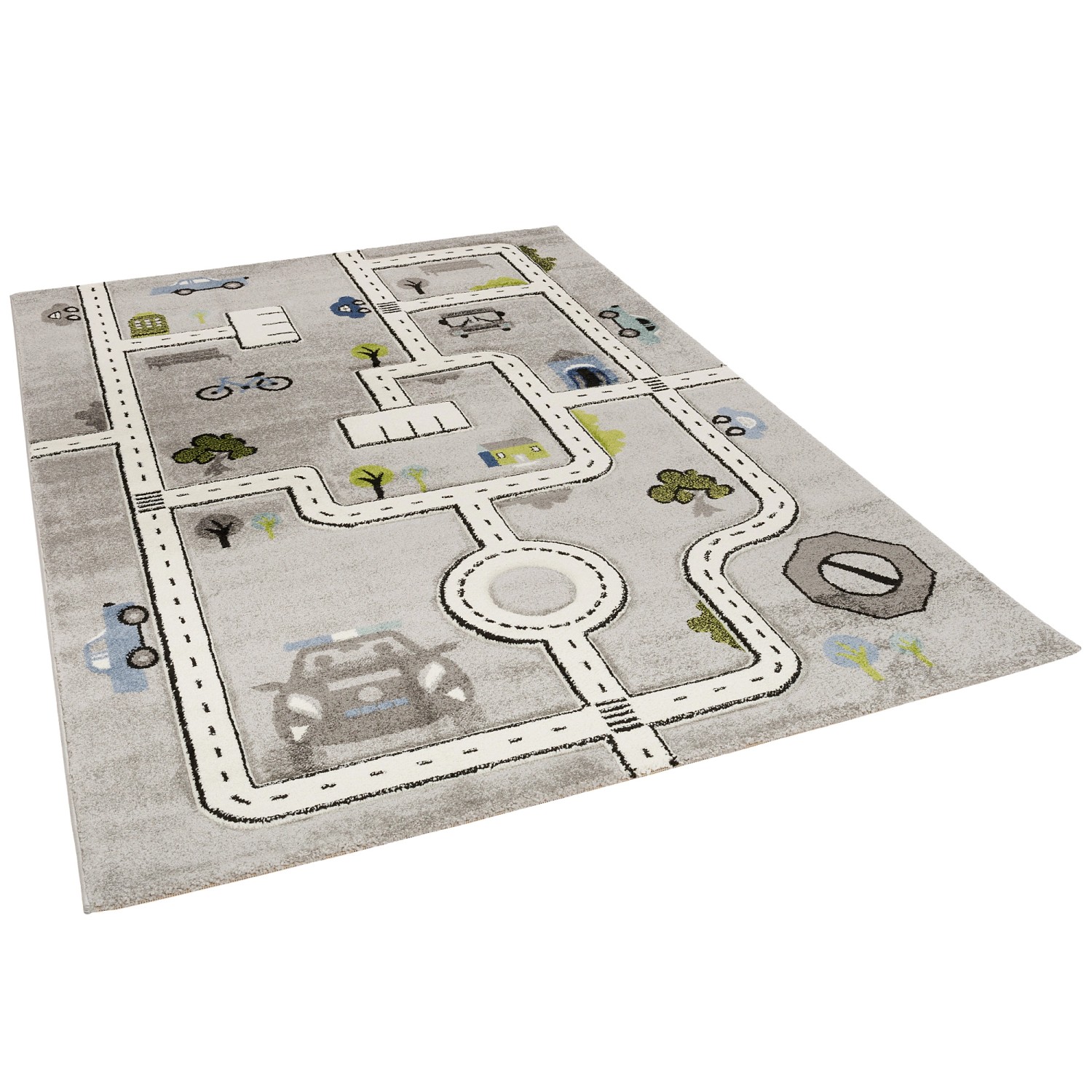 Pergamon Kinder Teppich Maui Kids Straßen Grau 80x160cm Pergamon Kinder Teppich Maui Kids Straßen Grau 80x160cm von Pergamon